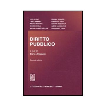 Diritto Pubblico - Amirante C.  - Giappichelli - 9788834825556