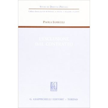 L' Esclusione Dal Contratto     [Iamiceli - Giappichelli]