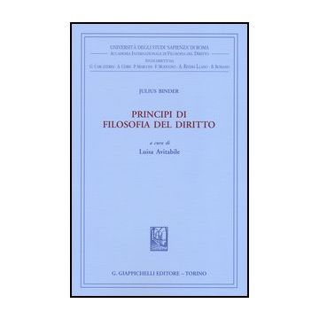 Principi Di Filosofia Del Diritto    [Binder - Giappichelli]