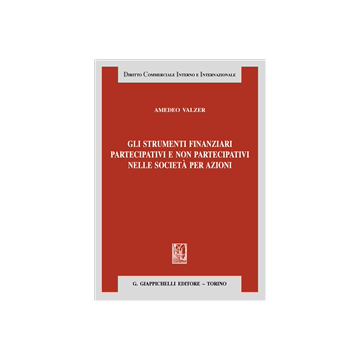 Strumenti Finanziari Partecipativi    [Valzer - Giappichelli]