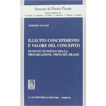 Illecito Concepimento E Valore Del Concepito. Statuto Punitivo Della Procreazione, Principi, Prassi   [Vallini - Giappichelli]