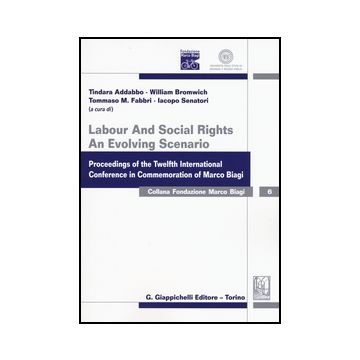 Labour And Social Rights. An Evolving Scenario Proceedings Of The Twelfth  International Conference In Commemoration Of Marco Biagi -  - Giappichelli - 9788834859148