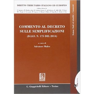 Commento Al Decreto Sulle Semplificazioni    [Muleo - Giappichelli]
