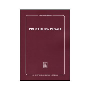 Procedura Penale    [Taormina - Giappichelli]
