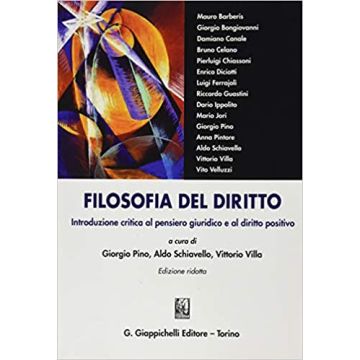 Filosofia del diritto. Introduzione critica al pensiero giuridico e al diritto positivo. Ediz. ridotta
