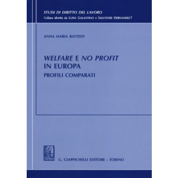 Welfare E No Profit In Europa. Profili Comparati - Battisti Anna M. - Giappichelli - 9788834875650