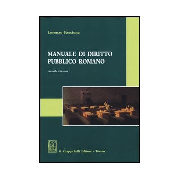 Manuale Di Diritto Pubblico Romano - Fascione Lorenzo - Giappichelli - 9788834879290