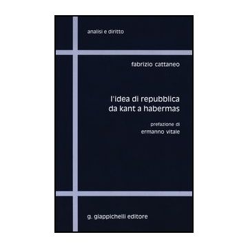 L' Idea Di Repubblica. Da Kant A Habermas  - Cattaneo Fabrizio - Giappichelli - 9788834899595