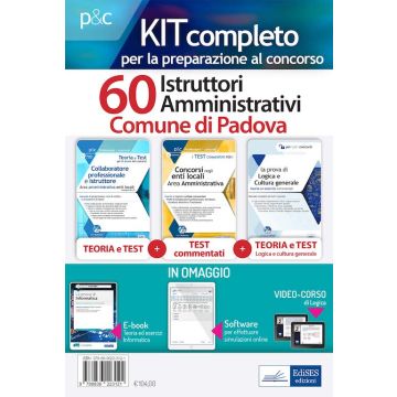 Kit concorso 60 istruttori amministrativi comune di Padova