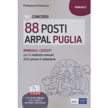Concorsi 88 posti ARPAL Puglia