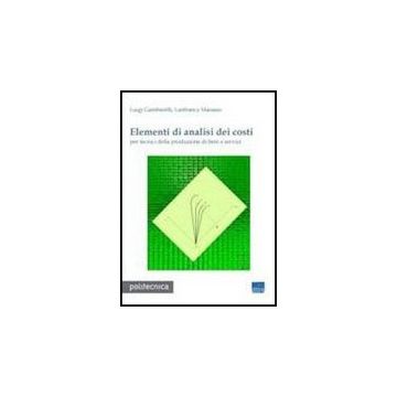 Elementi Di Analisi Dei Costi
