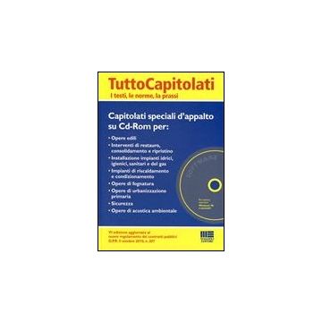 Capitolati Speciali D'appalto. Cd-rom