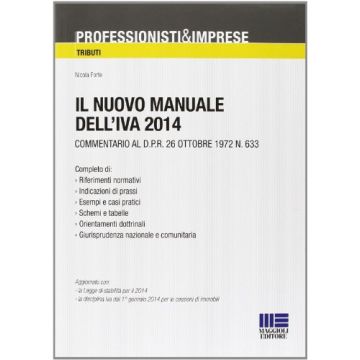 Il nuovo manuale dell’iva 2014