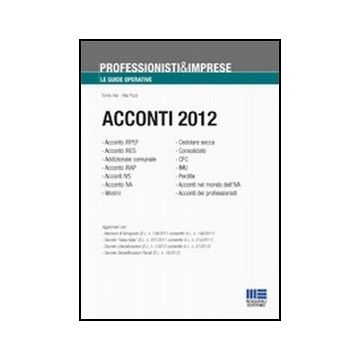 Acconti 2012