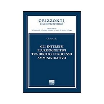 Gli Interessi Plurisoggettivi Tra Diritto E Processo Amministrativo 