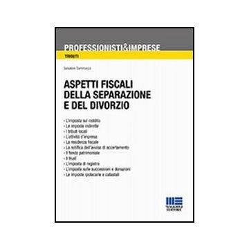 Aspetti Fiscali Della Separazione E Del Divorzio