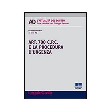 Art. 700 C.p.c. E La Procedura D'urgenza