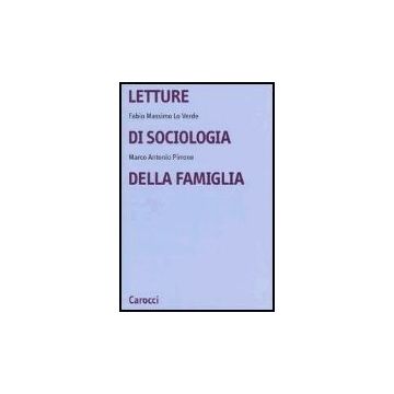 Letture Di Sociologia Della Famiglia
