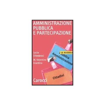 Amministrazione Pubblica E Partecipazione