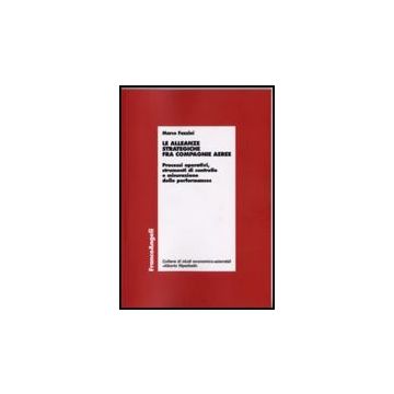 Le Alleanze Strategiche Fra Compagnie Aeree. Processi Operativi, Strumenti Di  Controllo E Misurazione Delle Performances - Fazzini Marco - Franco Angeli - 9788846495228