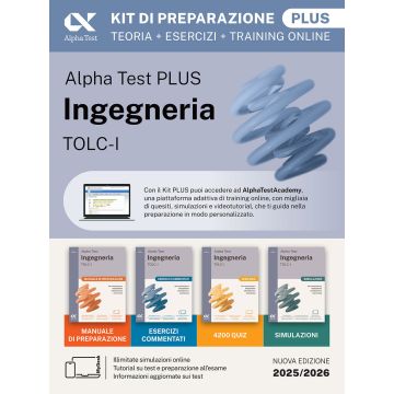 Alpha Test plus. Ingegneria. TOLC-I. Kit di preparazione plus. Per l'ammissione a Ingegneria, Informatica e Statistica. Ediz. MyDesk. Con Contenuto online