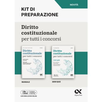 Diritto costituzionale per tutti i concorsi. Kit di preparazione. Per le selezioni di personale presso la Pubblica Amministrazione. MANUALE + 2200 QUIZ. Ediz. MyDesk. Con Contenuto digitale per download e accesso online