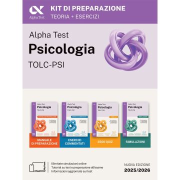 Alpha Test. Psicologia. TOLC-PSI. Kit di preparazione per l'ammissione alla facoltà. Ediz. MyDesk. Con Contenuto online