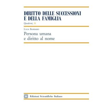 Persona umana e diritto al nome