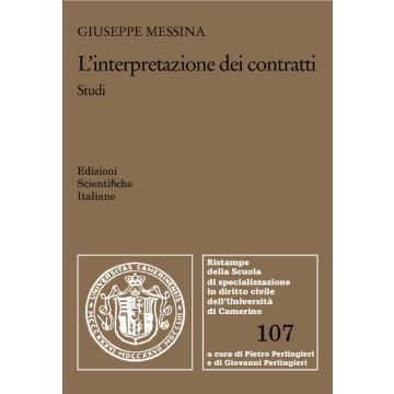L'interpretazione dei contratti. Studi