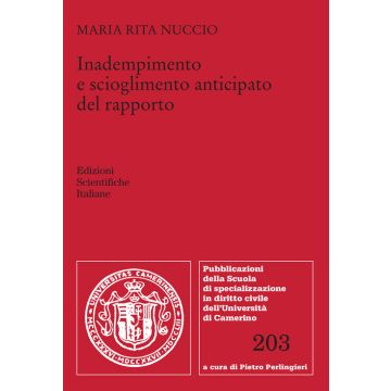 Inadempimento e scioglimento anticipato del rapporto