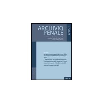 Archivio Penale (2009) - Pansini G.  - Aracne - 9788854828797