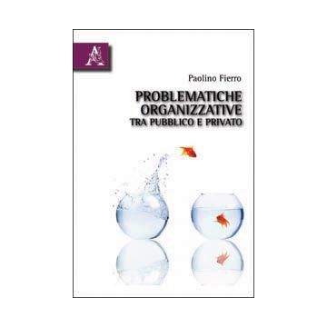 Problematiche Organizzative Tra Pubblico E Privato - Fierro Paolino - Aracne - 9788854830653