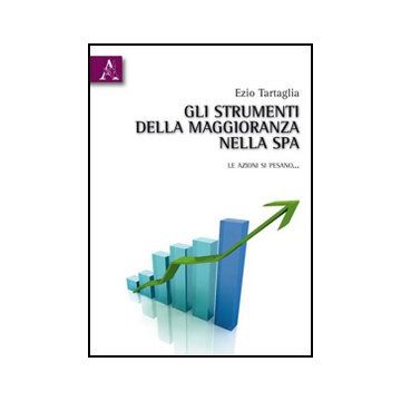 Gli Strumenti Della Maggioranza Nella Spa. Le Azioni Pesano...  - Tartaglia Ezio - Aracne - 9788854833562