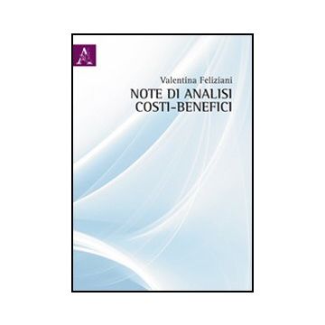 Note Di Analisi Costi-benefici - Feliziani Valentina - Aracne - 9788854848115