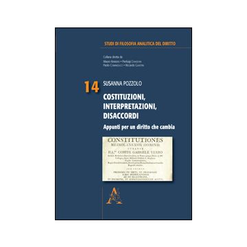 Costituzioni, Interpretazioni, Disaccordi. Appunti Per Un Diritto Che Cambia - Pozzolo Susanna - Aracne - 9788854854550