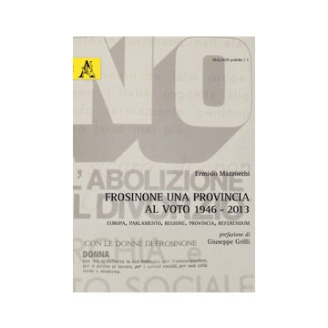 Frosinone. Una Provincia Al Voto 1946-2013 - Mazzocchi Ermisio - Aracne - 9788854866881