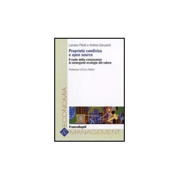 Proprieta' Condivisa E Open Source. Il Ruolo Della Conoscenza In Emergenti Ecologie Del Valore - Pilotti Luciano; Ganzaroli Andrea - Franco Angeli - 9788856802429