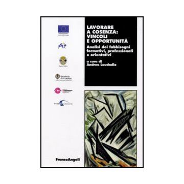 Lavorare A Cosenza: Vincoli E Opportunita. Analisi Dei Fabbisogni Formativi, Professionali E Orientativi - Laudadio A.  - Franco Angeli - 9788856810424