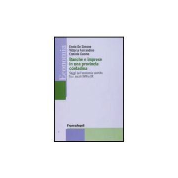 Banche E Imprese In Una Provincia Contadina. Saggi Sull'economia Sannita Fra I Secoli Xviii E Xx - De Simone Ennio; Ferrandino Vittoria; Cuomo Erminia - Franco Angeli - 9788856810448