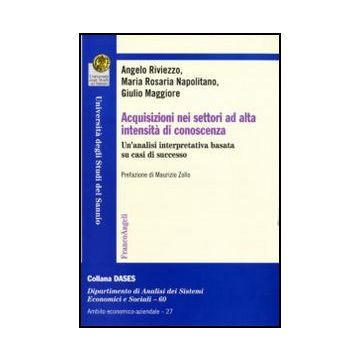 Acquisizioni nei settori ad alta intensità di conoscenza. Un'analisi interpretativa basata su casi di successo