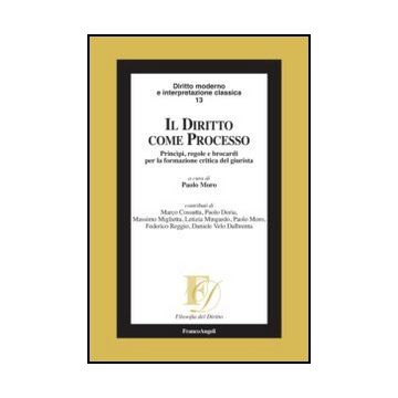 Il Diritto Come Processo. Princi'pi, Regole E Brocardi Per La Formazione Critica De Giurista  - Moro P.  - Franco Angeli - 9788856847369