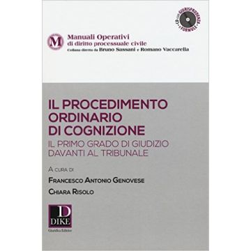 Il Procedimento Ordinario Di Cognizione. Il Primo Grado Di Giudizio Davanti Al  Tribunale