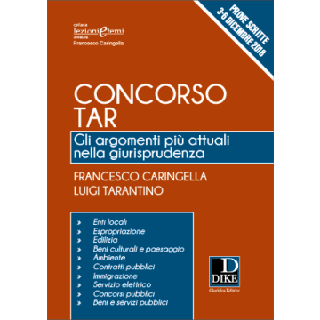 Concorso TAR. Gli argomenti più attuali nella giurisprudenza
