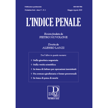 L'indice penale (2019). Vol. 2