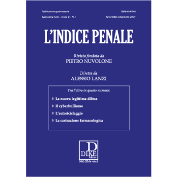 L'indice penale (2019). Vol. 3