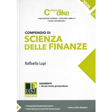 Compendio di scienza delle finanze 2020 raffaello lupi dike editrice