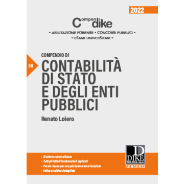 Compendio di contabilità di stato degli enti pubblici 2022 loiero caringella dike