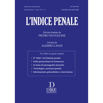 L'indice penale (2022). Vol. 3