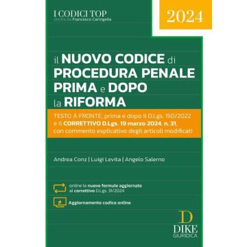 Codice di Procedura penale prima e dopo la riforma 2024
