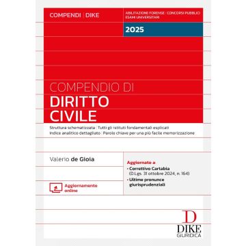 Compendio di diritto civile. Minor 2025 - Dike